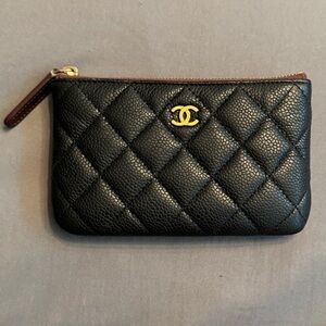 Authentic Chanel Small O Case Pouch
